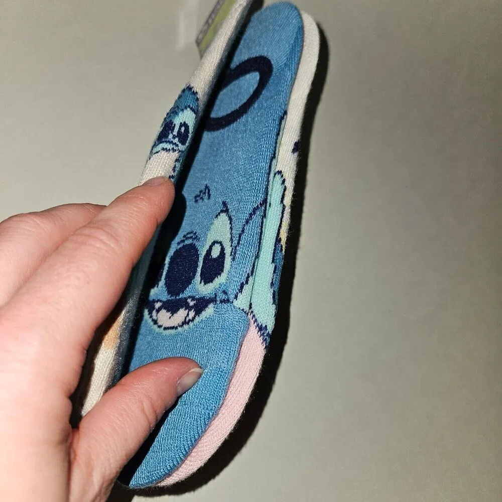 NEW 3 Pairs Disney Stitch Stay Put Liner Socks Women's Shoe Size 4-10 Alien Lot